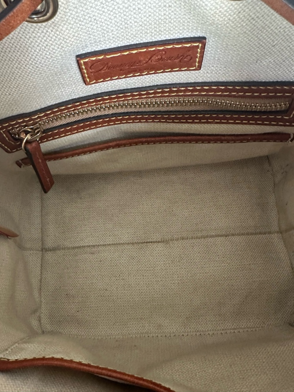 Dooney & Bourke K1169158 Monogram Small Drawstring Shoulder Bag with Tassels. - Picture 14 of 16